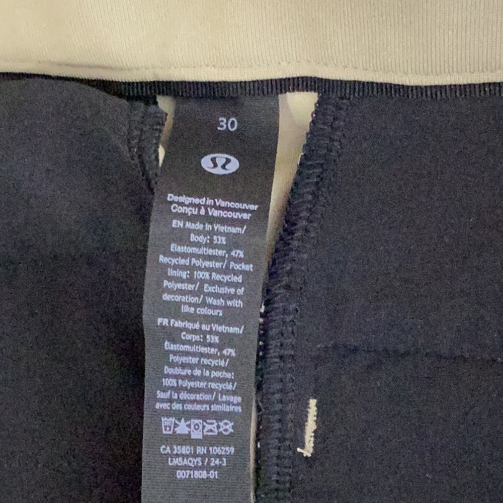 Men’s LULULEMON ABC Classic Fit Trouser Tan 30x29 - Picture 11 of 11